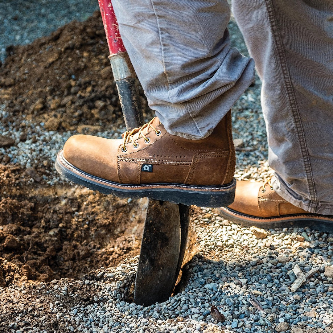 QLTY  Work Boot - The DNVR - Moc Toe, Goodyear Welt, White Sole