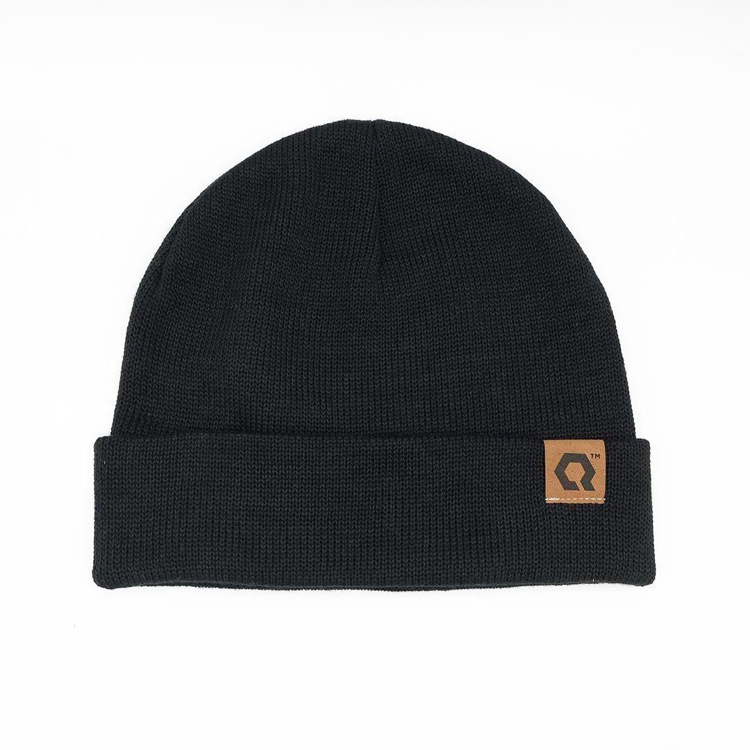 QLTY Knit Cuffed Beanie : JET (Classic Trawlers)